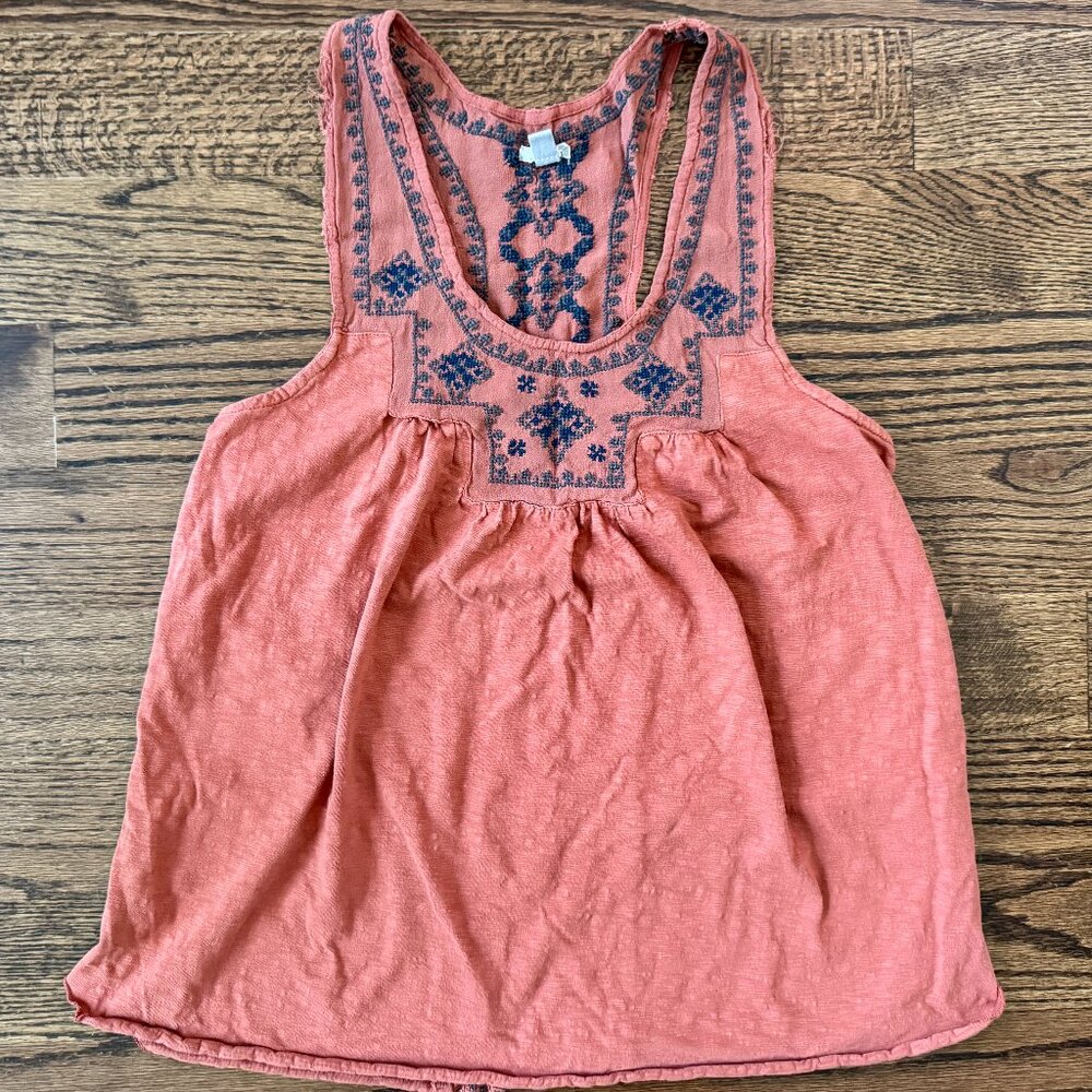 Urban Outfitters Ecote Embroidered Tank Top | Size M
